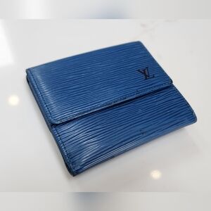 LV epi wallet - blue